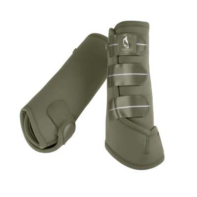 Image de Eskadron Flextrainers Classic Sports Pro Dressage Jambes arrière Dusty OliveVendu par Agradi