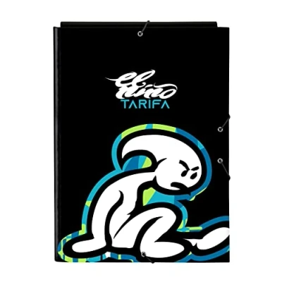 Afbeelding van Organiser Map El Niño Green bali Zwart A4