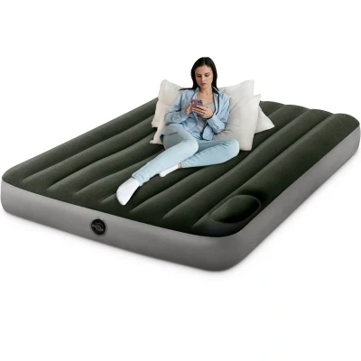 Image de Intex Matelas gonflable Duvety lit français