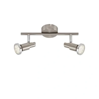 Image de Prisma 2991 022b plafonnier led à 2 spots, x 3, 0w plafond blanc chaud