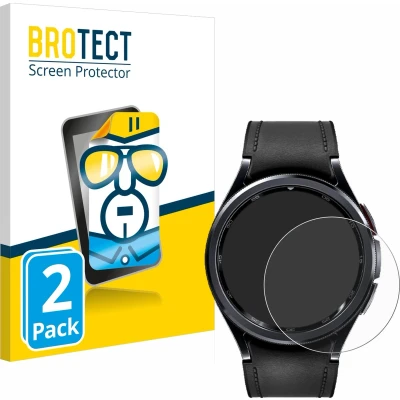 Afbeelding van BROTECT Screenprotector voor Samsung Galaxy Watch 6 Classic (47 mm) Folie Beschermfolie transparant (2 Stuks)