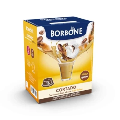 Afbeelding van 96 capsules Caffe Borbone compatibel met Lavazza a Modo Mio Cortado Espresso Macchiato L&#039; Emporio del Caffè