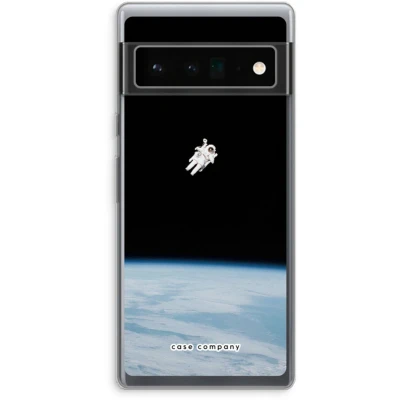 Afbeelding van Case Company® hoesje geschikt voor Google Pixel 6 Pro Alone in Space Soft Cover Telefoonhoesje Bescherming aan alle Kanten en Schermrand