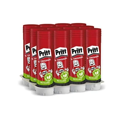 Afbeelding van Pritt Stick 22 g 12 stuks rood