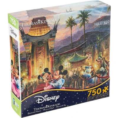 Afbeelding van Ceaco Thomas Kinkade The Disney Collection Mickey &amp; Minnie Hollywood Puzzel 750 stukjes