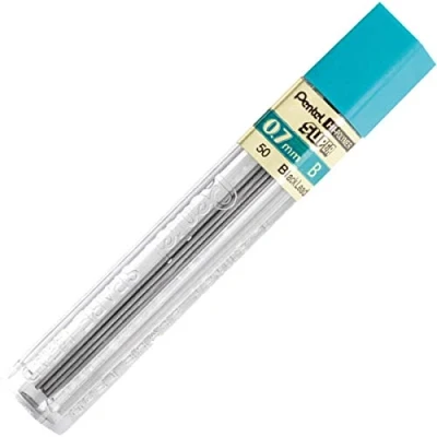 Afbeelding van Potloodstift Pentel 0.7mm zwart per koker B