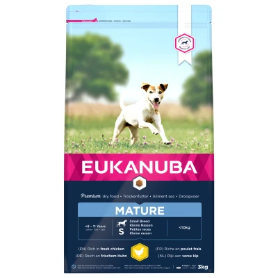 Afbeelding van Eukanuba Thriving Mature Small Breed Hondenvoer Kip 3 kg