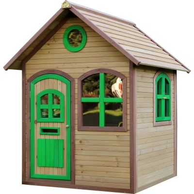 Afbeelding van AXI Julia Speelhuis in Bruin/Groen Speelhuisje voor de tuin / buiten FSC hout Tuinhuisje kinderen