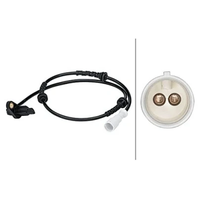 Afbeelding van HELLA 6PU 012 679 271 ABS sensor Achteras Actieve 2 polig 715mm RENAULT: CLIO
