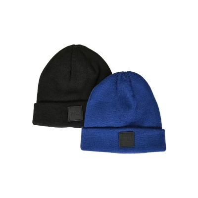 Afbeelding van Urban Classics 2PACK Muts, Heren, Maat: 158/164, Black/royal blue