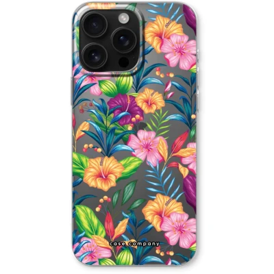 Afbeelding van Case Company® hoesje geschikt voor iPhone 16 Pro Max Tropisch 2 Soft Cover Telefoonhoesje Bescherming aan alle Kanten en Schermrand