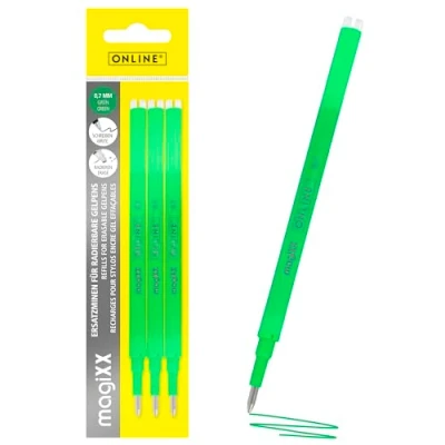 Afbeelding van online Gelschrijvervulling magixx 0.7mm 3st groen