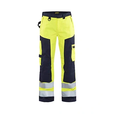 Afbeelding van Blaklader Multinorm werkbroek 1578 1514 High Vis Geel/Marineblauw D112