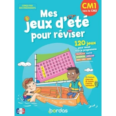Afbeelding van MES JEUX D&#039;ETE POUR REVISER DU CM1 VERS LE CM2