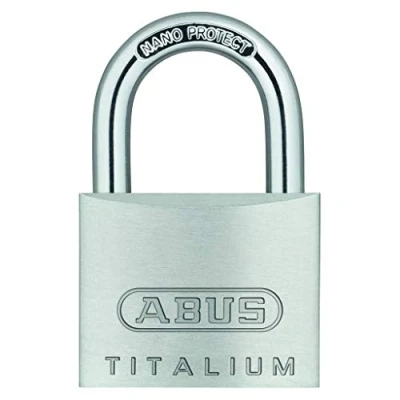 Afbeelding van ABUS Hangslot titalium 40mm aluminium/beugel gehard staal met NANO Protect (Verpakt in blister)