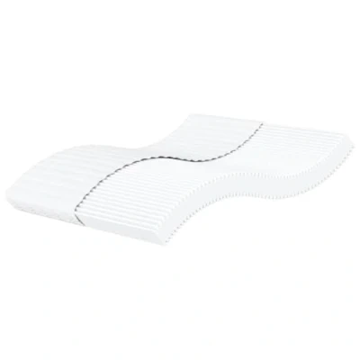 Image de vidaXL Matelas en mousse blanc 160x210 cm dureté H2 H34016635