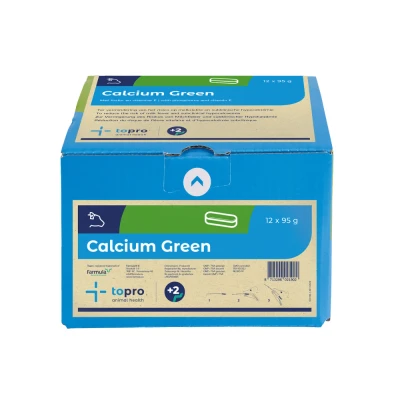 Afbeelding van Topro calcium green bolus 12 x 95 gram