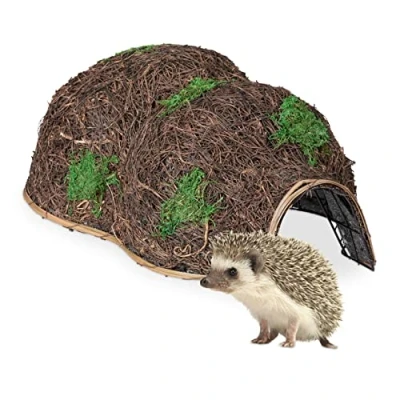 Afbeelding van egelhuis iglo stro egelhotel zonder bodem 21 x 32 48 cm egelwoning tuin