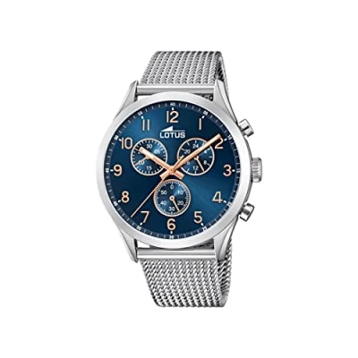 Afbeelding van Lotus Style MJS00 Chronograaf silvercoloured, Heren, Maat: One Size, Silver coloured