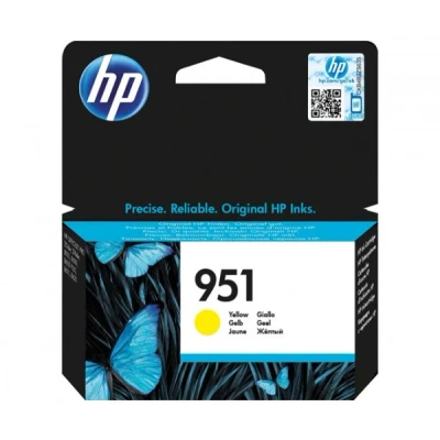 Afbeelding van HP 951 (CN052AE) Inktcartridge Geel