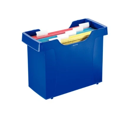 Afbeelding van Leitz Hangmappencassette Plus blauw met hangmap