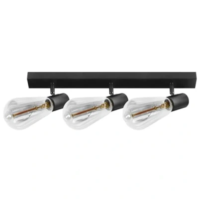 Afbeelding van Miratic Plafondspots E27 IP20 plafondverlichting voor woonkamer, keuken en slaapkamer, plafondlamp, spot binnenverlichting (geen lamp inbegrepen) (3 x 60 W)