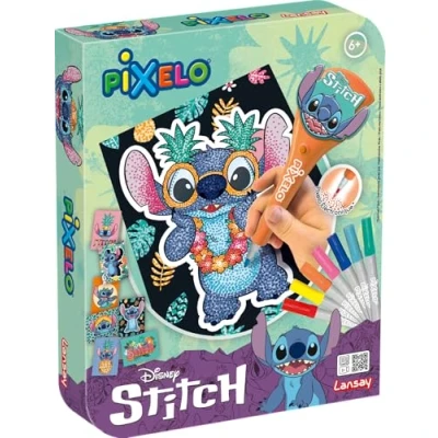 Afbeelding van PIXELO Disney set: Stitch creëert prachtige kleurrijke tekeningen in enkele momenten creatieve en speelse activiteit voor kinderen vrije tijd ontwikkelt &#039;fantasie 6+