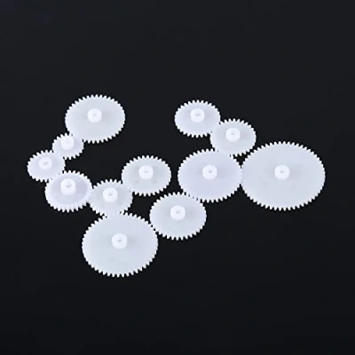 Afbeelding van 12 stuks kunststof tandwielkasten, motortandwielset, robot, motor, auto, speelgoed voor robotonderdelen, doe het zelf