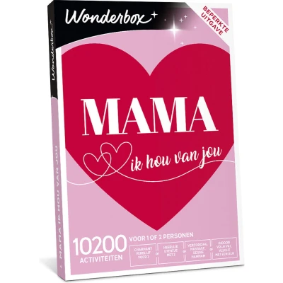 Afbeelding van Wonderbox Cadeaubon Ik hou van jou Mama