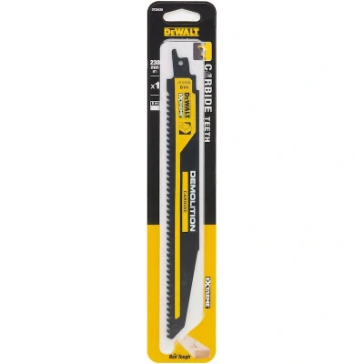 Afbeelding van DEWALT DT20439 QZ reciprozaagblad Carbide voor hout met spijkers 230x4,2mm