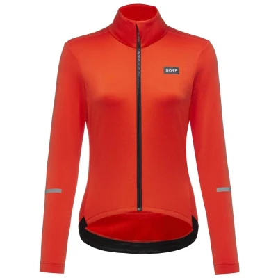 Afbeelding van Fietsshirt Gore Progress Thermo Dames maat M Oranje