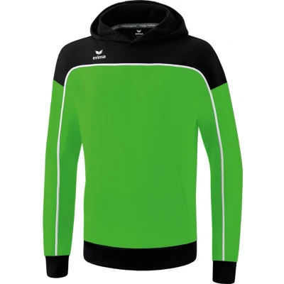 Afbeelding van CHANGE by erima sweatshirt met capuchon green/zwart/wit / 140