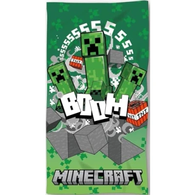 Afbeelding van Minecraft handdoek / Strandlaken 70 X 140 cm polyester