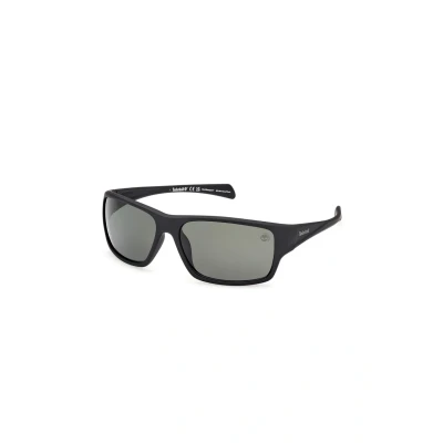 Afbeelding van Timberland Zonnebril, Heren, Maat: One Size, Matte black dark green