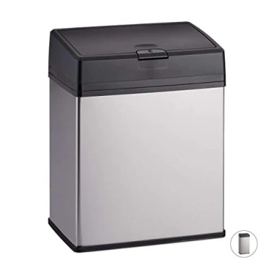 Afbeelding van Relaxdays prullenbak 3 l afvalbak afvalemmer vuilnisemmer keuken &amp; badkamer Liter