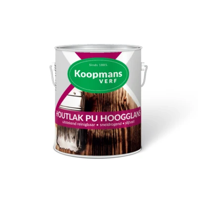 Afbeelding van Koopmans Houtlak PU Hoogglans 0,25 ltr Huis &amp; Interieur