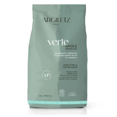 Afbeelding van (ARCILIA) Argiletz Verpletterde Groene Klei, 3 kg Cataplasma&#039;s, pleisters, kleibaden Kleiverzorging