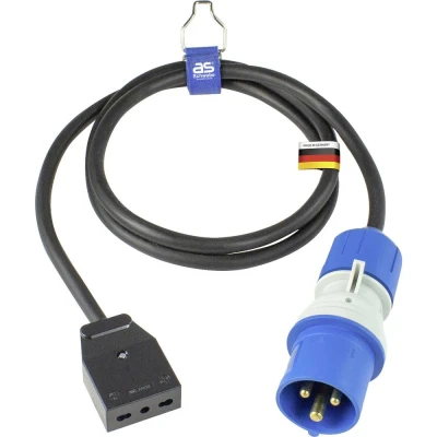 Afbeelding van AS Schwabe 360488 Stroom Adapterkabel 16 A Zwart 1.5 m H07RN F 3G 2,5 mm²