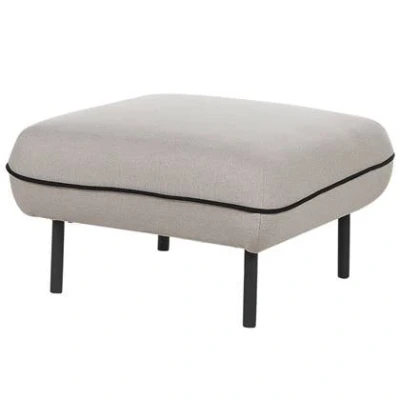 Afbeelding van Beliani TONSBERG Ottomaan Lichtgrijs Polyester