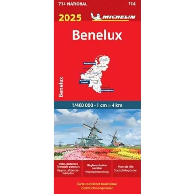 Afbeelding van Nationale kaarten Michelin 714 Benelux 2025