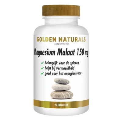 Afbeelding van Magnesium Malaat 150 Mg 90 Veganistische Tabletten Default Title
