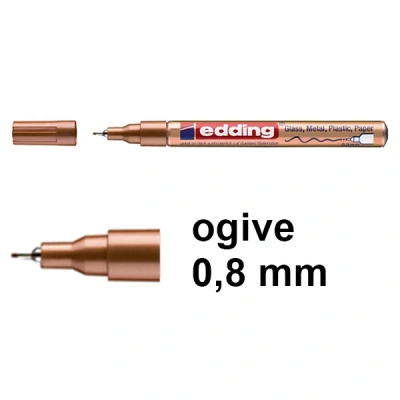 Image de edding 780 paint marker Lackmarker, cuivre, largeur de tracé 0,8mm
