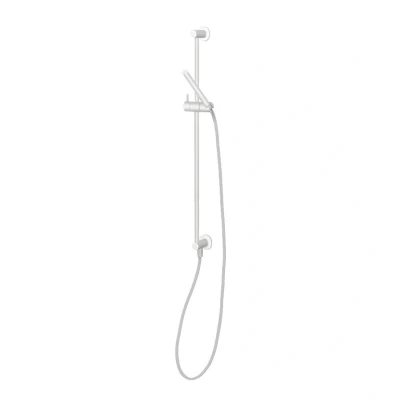 Afbeelding van Waterevolution Flow glijstangset met handdouche 800mm mat wit T1661BR
