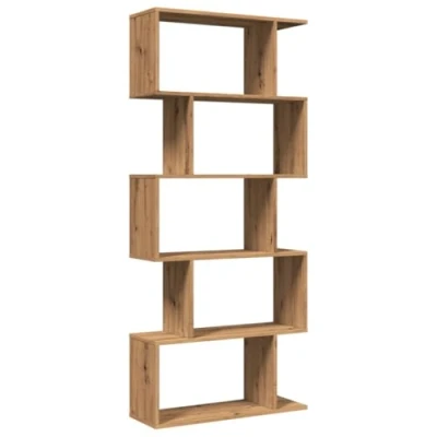 Afbeelding van vidaXL Kamerscherm / boekenkast 5 laags 70x24x161 cm hout artisanaal