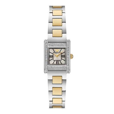 Afbeelding van Emporio Armani Dames horloge zilverkleurig met band