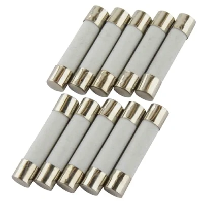 Image de SeKi Lot de 10 fusibles en céramique 15 A, 6 x 30 mm, verre 250 V