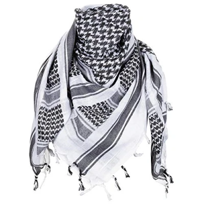 Afbeelding van PLO shemagh Zwart/Wit