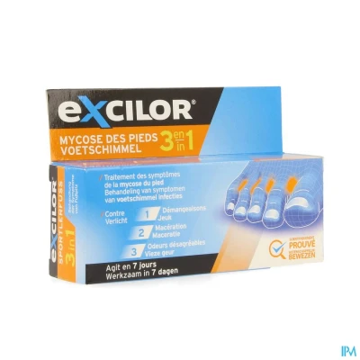 Afbeelding van Excilor Voetschimmel 3 in 1