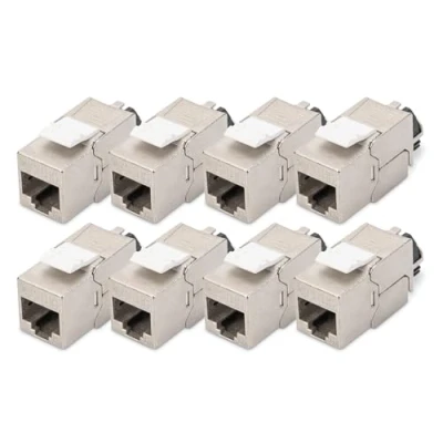 Afbeelding van Digitus DN 93617 8 RJ45 inbouwmodule Keystone CAT 6A