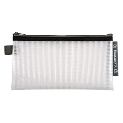 Afbeelding van Exacompta Ref. 34130E Karton met 10 vakken ritssluiting Gemaakt van zacht PP voor het opbergen benodigdheden, beautyaccessoires Formaat 10x21cm (DL) 5 verschillende kleuren